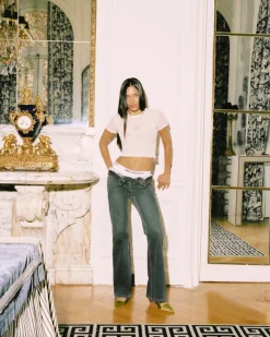 Nude Project Strass Top Pink Hot