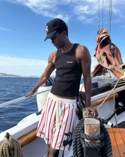 Nude Project Stripes Mesh Short Hot