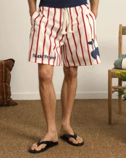 Nude Project Stripes Mesh Short Hot