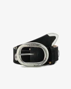 Nude Project Suede Belt Black Sale