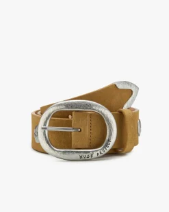 Nude Project Suede Belt Brown Outlet