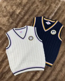 Nude Project Sunday Knit Vest Blue Online