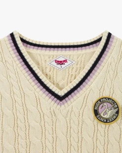 Nude Project Sunday Knit Vest Marshmallow Discount