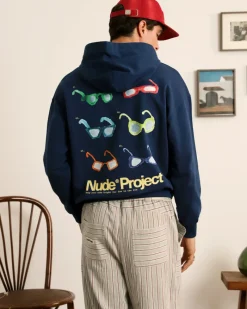 Nude Project Sunglasses Hood Navy Clearance