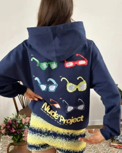 Nude Project Sunglasses Hood Navy Clearance