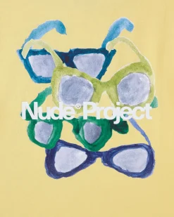 Nude Project Sunglasses Tee Pale Yellow Hot