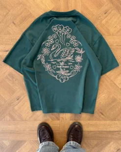 Nude Project Swan Garden Tee Green Clearance