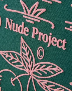 Nude Project Swan Garden Tee Green Clearance
