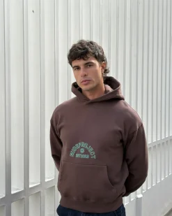 Nude Project Swans Hoodie Brown Hot