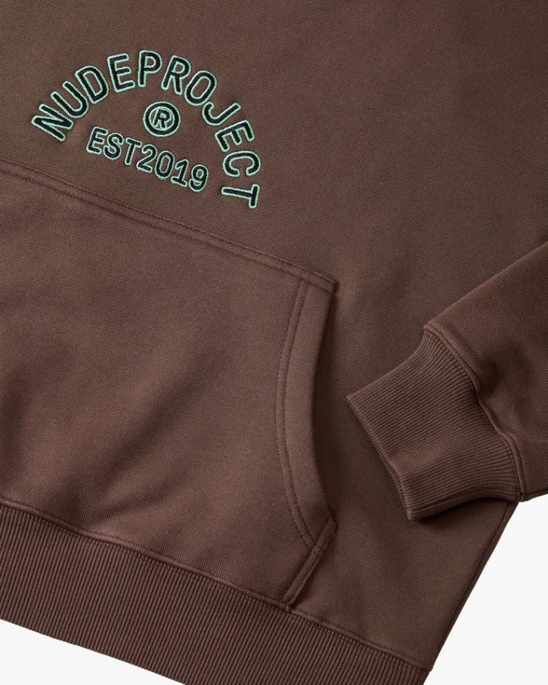 Nude Project Swans Hoodie Brown Hot