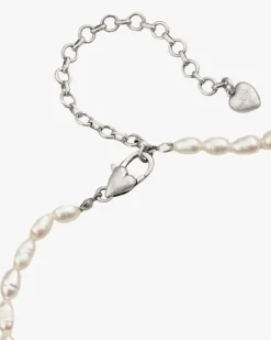 Nude Project Sweet Pearl Necklace Silver Fashion