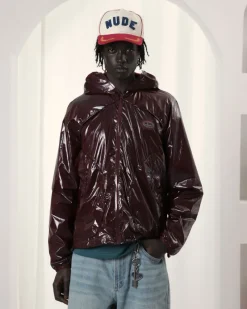 Nude Project Sweetbreaker Jacket Burgundy Fashion