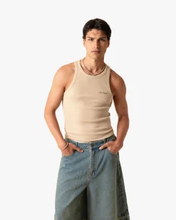 Nude Project Tank Top Ss24 Beige/Ash Discount