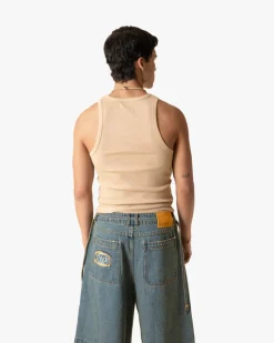Nude Project Tank Top Ss24 Beige/Ash Discount