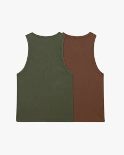 Nude Project Tank Top Ss24 Green/Brown Sale