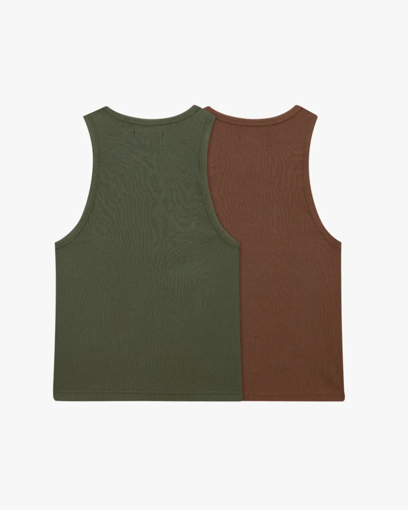 Nude Project Tank Top Ss24 Green/Brown Sale