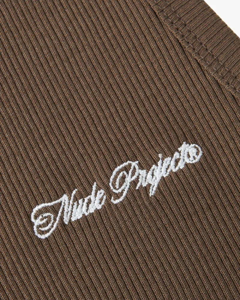 Nude Project Tank Top Ss24 Green/Brown Sale