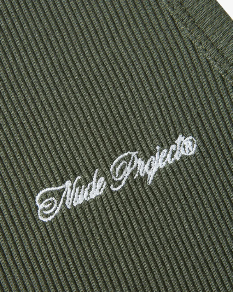 Nude Project Tank Top Ss24 Green/Brown Sale