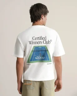 Nude Project Tennis Tee White Hot