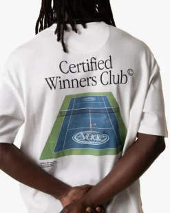 Nude Project Tennis Tee White Hot