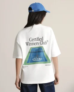 Nude Project Tennis Tee White Hot