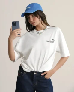 Nude Project Tennis Tee White Hot