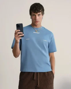 Nude Project Time Tee Blue Clearance