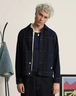 Nude Project Trucker Denim Jacket Washed Dark Clearance