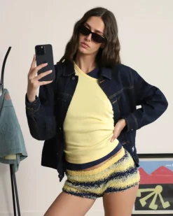 Nude Project Trucker Denim Jacket Washed Dark Clearance