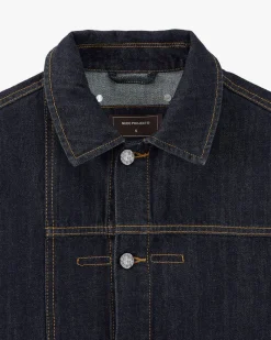 Nude Project Trucker Denim Jacket Washed Dark Clearance