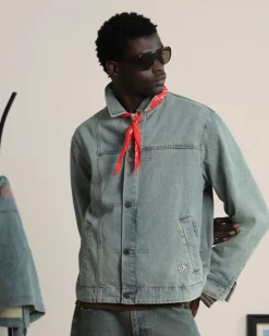 Nude Project Trucker Denim Jacket Washed Light Hot