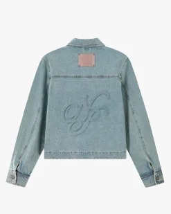 Nude Project Trucker Denim Jacket Washed Light Hot