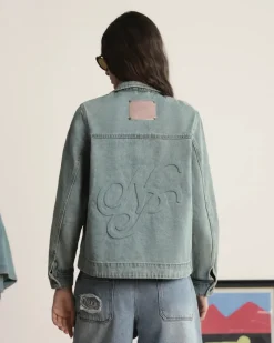 Nude Project Trucker Denim Jacket Washed Light Hot