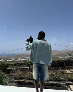 Nude Project Trucker Denim Jacket Washed Light Hot