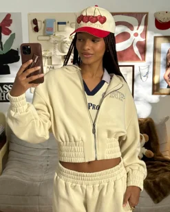 Nude Project Typa Day Cropped Hoodie Marshmallow Best