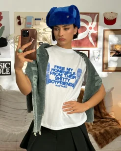 Nude Project Type Shit Tee White Hot