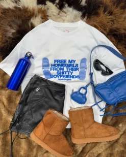 Nude Project Type Shit Tee White Hot