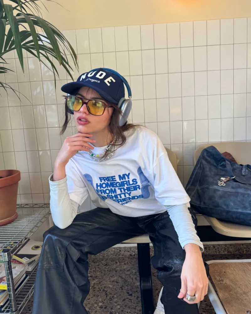 Nude Project Type Shit Tee White Hot