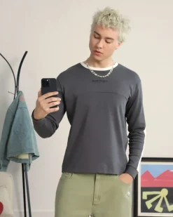 Nude Project Vintage Sports Longsleeve Grey Best