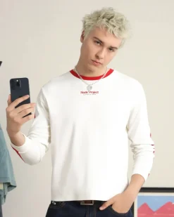 Nude Project Vintage Sports Longsleeve White Hot