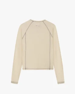 Nude Project Waffle Long-Sleeve Tee 2 Pack Marshmallow/Black Discount