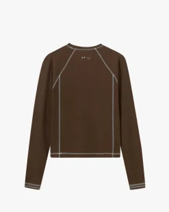 Nude Project Waffle Long-Sleeve Tee 2 Pack Cocoa/Navy Fashion