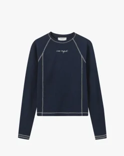 Nude Project Waffle Long-Sleeve Tee 2 Pack Cocoa/Navy Fashion