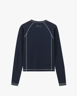 Nude Project Waffle Long-Sleeve Tee 2 Pack Cocoa/Navy Fashion