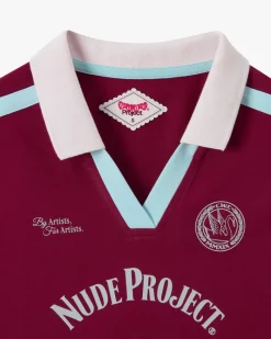 Nude Project Winner Polo Burgundy Online