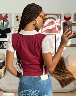 Nude Project Winner Polo Burgundy Online