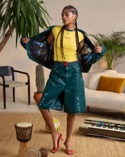 Nude Project World Cup Leather Jorts Best