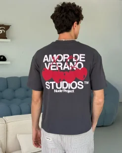 Nude Project Xoxo Tee Ash Sale