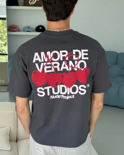 Nude Project Xoxo Tee Ash Sale