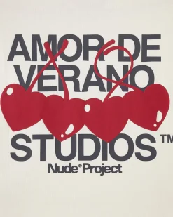 Nude Project Xoxo Tee Marshmallow Clearance